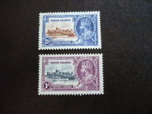 Stamps - Virgin Islands - Scott# 71-72 - Mint Hinged Part Set of 2 Stamps