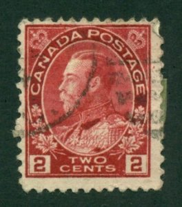 Canada 1911 #106 U SCV (2022) = $0.25