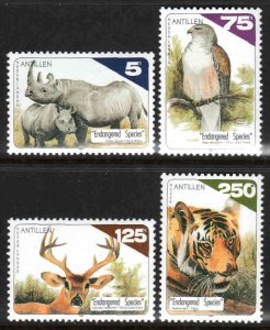 Netherlands Antilles #848-51 ~ Cplt Set 4 ~ Endangered Species ~ Mint, NH (1998)