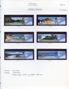 Jersey 2007 Scenery Set Unmounted Mint