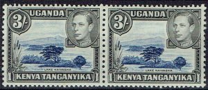 KENYA, UGANDA & TANG. (K.U.T.) 1948 (Aug) 3s dull ultramarine and black - 43233