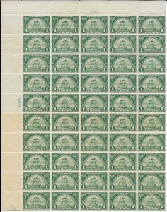 US Stamps Collection of (3) US Scott #'s 614-616 MNH Sheets Full Sheets ...