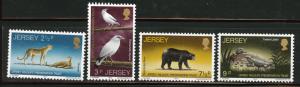 Jersey Scott 65-8 MH* stamp set