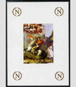CHAD 2009 Bonaparte By French Artiste David Deluxe s/s Imperforated mnh.vf