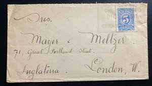 1911 Chinacota Colombia Cover To London England