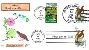 #2066 Alaska Statehood Dual DRC FDC