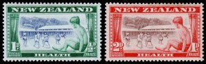 New Zealand Scott B32-B33 (1948) Mint LH VF M