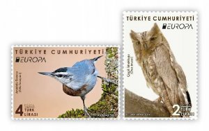 Turkey 2019 MNH Stamps Europa CEPT Birds Owl