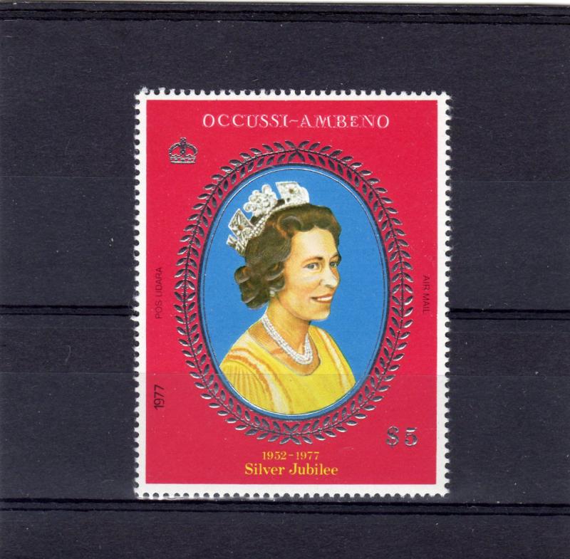 Timor (Ocussi-Ambeno) 1977 Silver Jubilee Q.Elizabeth II Set (1) Perforated MNH