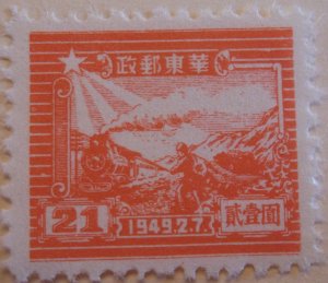 China PRC 5L28  Cat $3.50 MNH Train Topical