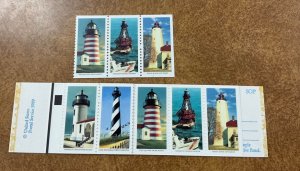 2474a  25c  Lighthouse stamps MISSING WHITE ERROR  4 panes