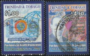 Trinidad & Tobago, #659/662 Used ,  From 2002