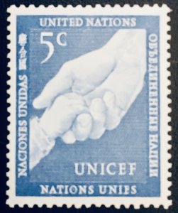 United Nations NY #5 5¢ UN Children's Fund (1951) MNH