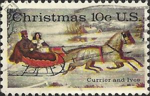 # 1551 USED CHRISTMAS CURRIER AND IVES