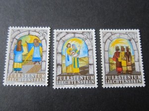 Liechtenstein 1984 Sc 801-3 Christmas Religion set MNH