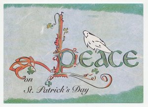 Postal stationery Ireland 1994 Peace - St. Patrick s day