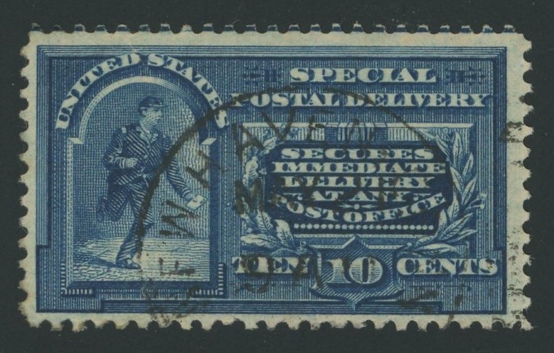USA E5 - 10 cent Wmk Spec Delivery - VF Used with New Haven CDS