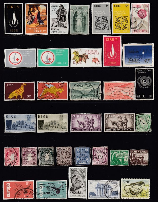 IRELAND Collection, Lot of 70 Different - High SCV - Hand Picked