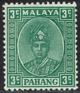 PAHANG 1935 SULTAN 3C MNH **