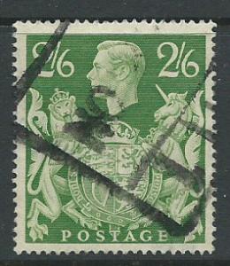 GB GV1  SG 476b  Used  parcel cancel