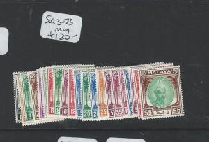 MALAYA PAHANG (P0906B) SULTAN SET TO $5.00   SG53-73  MOG 