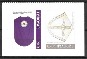 Faroe Islands 767-768 SA Bklt Stamps MNH 2020 CV $10.25