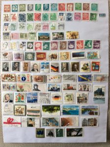 German 100+ stamps - Lot 10