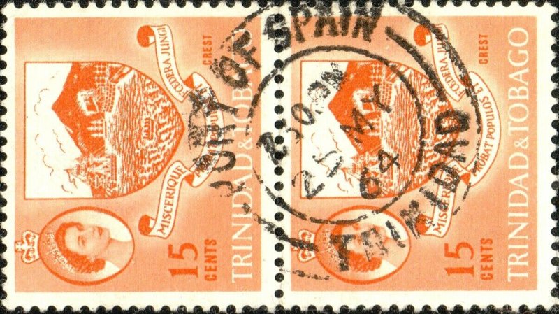 TRINIDAD & TOBAGO 1964 (May 25) PORT-OF-SPAIN/TRINIDAD DS on SG291 - Ref.832c