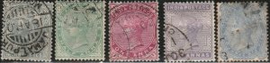 India, #55-59 Used  From 1900