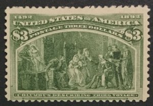 MOMEN: US STAMPS #243 MINT OG H LOT #35209