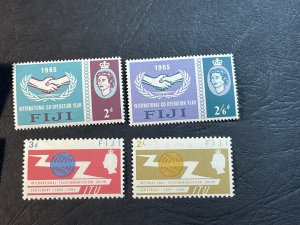 FIJI # 208-218-MINT/NEVER HINGED----4 COMPLETE SETS----1964-66