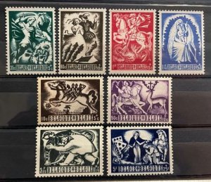 (1818) BELGIUM 1944 : COB# 653/60 BELGIAN LEGENDS - MNH VF