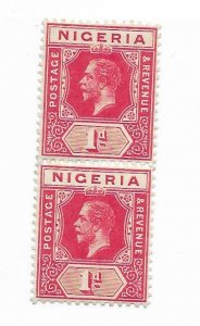 Nigeria #2 MNH Pair - Stamp - CAT VALUE $10.50
