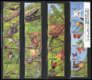 Dominica Stamps # 1085a-t MNH XF Birds