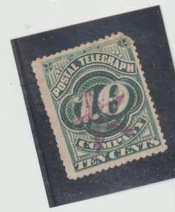 US Scott  #15T1  Used  with Star CXL - Telegraph Stamp. Single