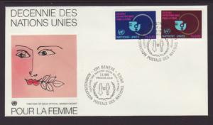 UN Geneva 90-91 Women's Decade Geneva U/A FDC