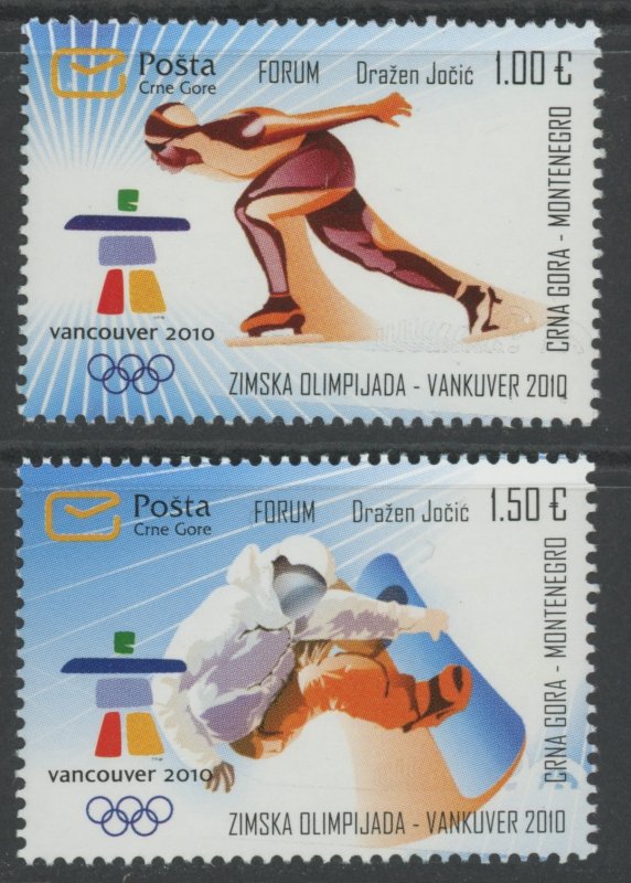 Montenegro 239-40 olympic sport water ** mint NH   (2301 291)