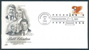 1993 Bill Clinton Inauguration - Artcraft  Cachet  MG