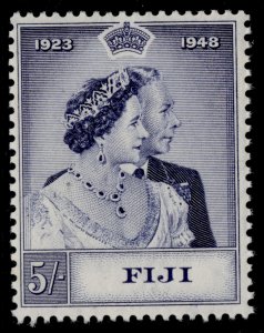 FIJI GVI SG271, 5s violet blue, NH MINT. Cat £14.