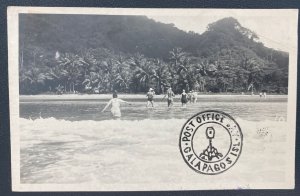 1937 Norway RPPC Postcard Airmail Cover To Salem MA Usa Galapagos Island Cancel