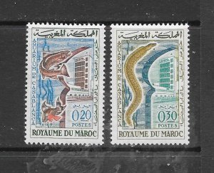 FISH - MOROCCO #68-9 MNH