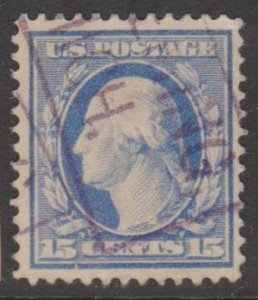 U.S. Scott #382 Washington Stamp - Used Single