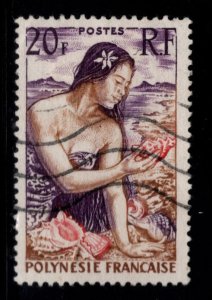 French Polynesia Scott 190 Used 20 Franc stamp