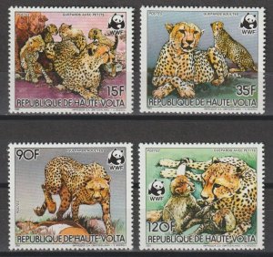 UPPER VOLTA 1984 WWF SG 723/6 MNH