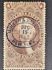 R84c 1869 stamp cancel beautiful stamp well preserved