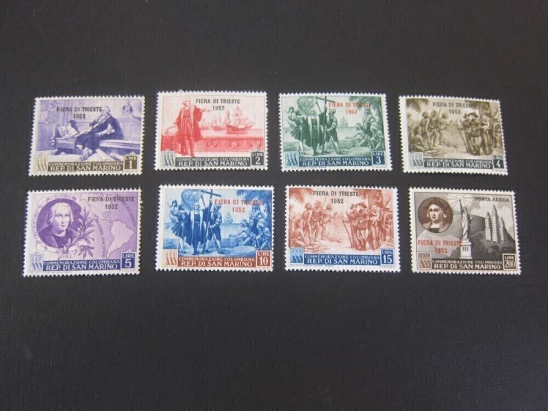 San Marino 1922 Sc 320-6,C81 set MH
