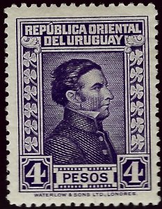 Uruguay Scott #380 Mint VF hr....Fill a key spot!