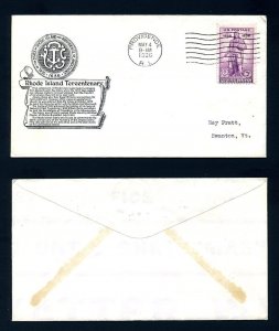 # 777 First Day Cover addressed with Anderson cachet dated 5-4-1936