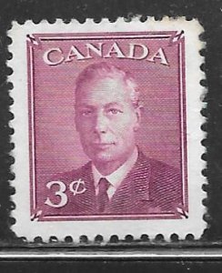 Canada 291: 3c George VI, used, F-VF