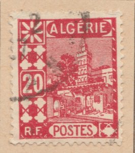 FRENCH COLONY ALGERIA 1926 20c Used Stamp A29P25F33151-